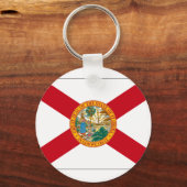 Porte-clés Drapeau de l'État de Floride (Recto)