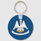 Porte-clés Drapeau de l'État de Louisiane (Verso)