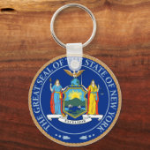 Porte-clés Drapeau de l'État de New York (Recto)