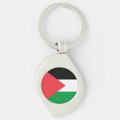 Porte-clés Drapeau de l'État de Palestine (Devant)