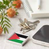 Porte-clés Drapeau de l'État de Palestine (Côté)