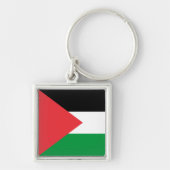 Porte-clés Drapeau de l'État de Palestine (Devant)