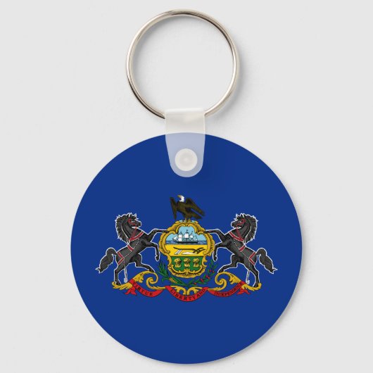 Porte-clés Drapeau de l'État de Pennsylvanie (Recto)