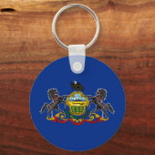 Porte-clés Drapeau de l'État de Pennsylvanie (Recto)