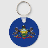 Porte-clés Drapeau de l'État de Pennsylvanie (Verso)