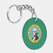 Porte-clés Drapeau de l'État de Washington (Devant gauche)