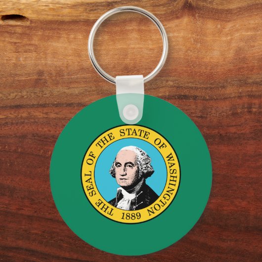 Porte-clés Drapeau de l'État de Washington (Recto)