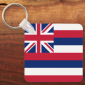 Porte-clés Drapeau de l'État d'Hawaii (Recto)