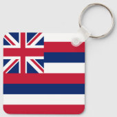 Porte-clés Drapeau de l'État d'Hawaii (Dos)