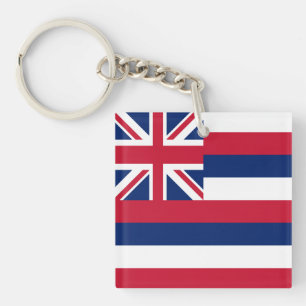 Porte-clés Drapeau de l'État d'Hawaii
