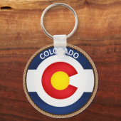 Porte-clés Drapeau de l'État du Colorado (Recto)