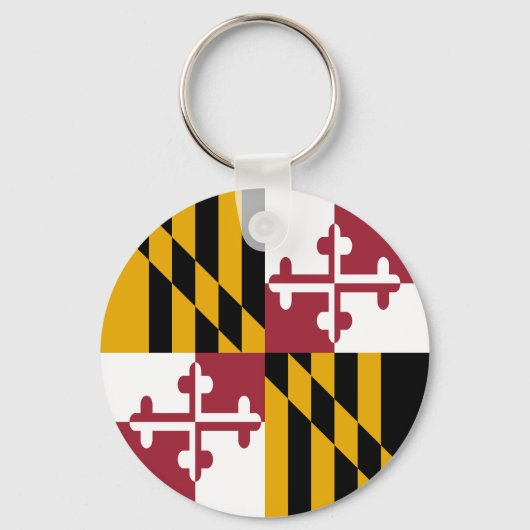 Porte-clés Drapeau de l'État du Maryland (Recto)