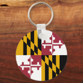 Porte-clés Drapeau de l'État du Maryland (Recto)