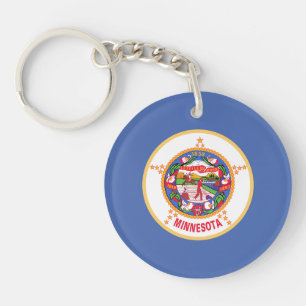 Porte-clés Drapeau de l'État du Minnesota