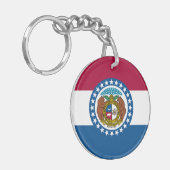 Porte-clés Drapeau de l'État du Missouri (Devant gauche)