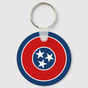 Porte-clés Drapeau de l'État du Tennessee