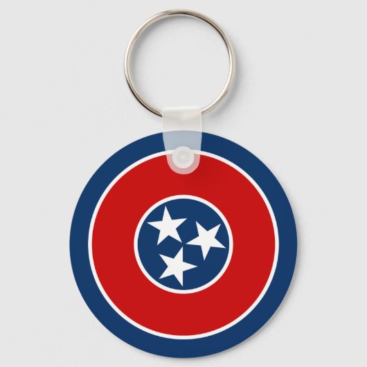 Porte-clés Drapeau de l'État du Tennessee (Recto)