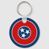 Porte-clés Drapeau de l'État du Tennessee (Verso)