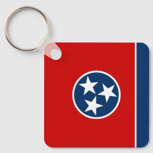 Porte-clés Drapeau de l'État du Tennessee