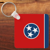 Porte-clés Drapeau de l'État du Tennessee (Recto)