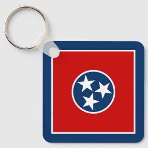 Porte-clés Drapeau de l'État du Tennessee