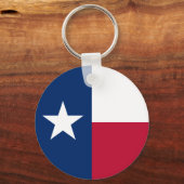 Porte-clés Drapeau de l'État du Texas (Recto)