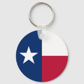 Porte-clés Drapeau de l'État du Texas (Verso)
