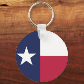 Porte-clés Drapeau de l'État du Texas (Verso)