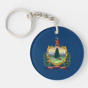 Porte-clés Drapeau de l'État du Vermont