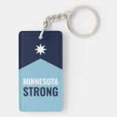 Porte-clés Drapeau de l'État rebelle du Minnesota (Dos)