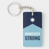 Porte-clés Drapeau de l'État rebelle du Minnesota (Devant)