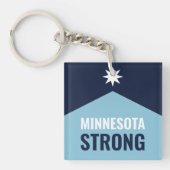 Porte-clés Drapeau de l'État rebelle du Minnesota (Devant)