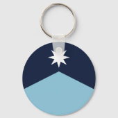 Porte-clés Drapeau de l'État rebelle du Minnesota (Verso)