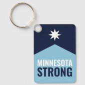 Porte-clés Drapeau de l'État rebelle du Minnesota (Recto)