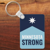 Porte-clés Drapeau de l'État rebelle du Minnesota (Recto)