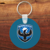 Porte-clés Drapeau de l'État rebelle du Minnesota (Recto)