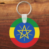 Porte-clés Drapeau de l'Éthiopie (Recto)