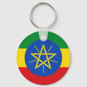 Porte-clés Drapeau de l'Éthiopie (Verso)