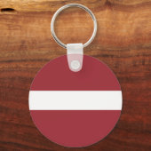 Porte-clés Drapeau de Lettonie (Verso)