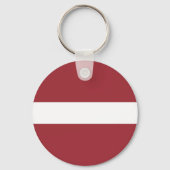 Porte-clés Drapeau de Lettonie (Verso)