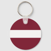 Porte-clés Drapeau de Lettonie (Recto)