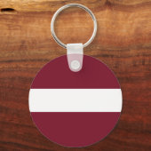 Porte-clés Drapeau de Lettonie (Recto)