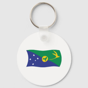 Porte-clés Drapeau de l'Île Christmas
