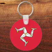 Porte-clés Drapeau de l'île de Man (Recto)