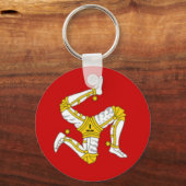 Porte-clés Drapeau de l'île de Man (Recto)