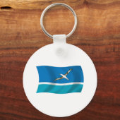 Porte-clés Drapeau de l'Île de Midway (Recto)
