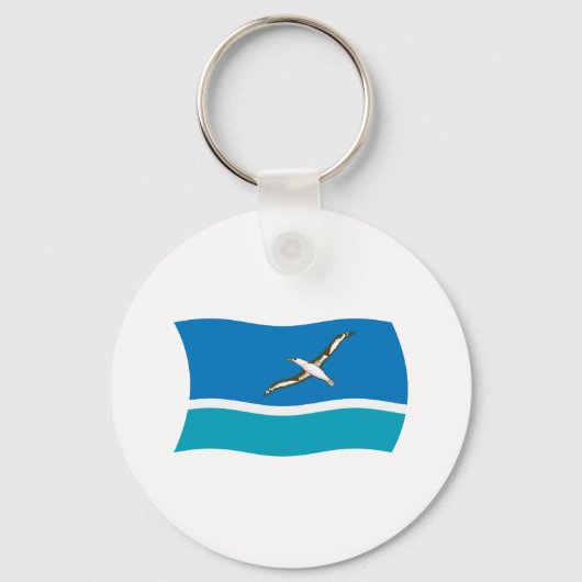 Porte-clés Drapeau de l'Île de Midway (Recto)