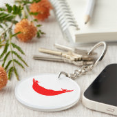 Porte-clés Drapeau de l'île de Pâques (Devant droit)