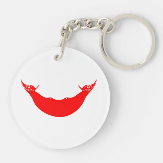 Porte-clés Drapeau de l'île de Pâques (Dos)