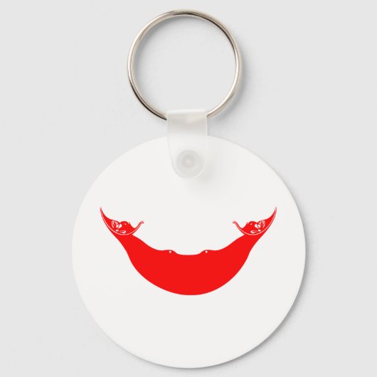 Porte-clés Drapeau de l'île de Pâques (Verso)